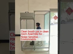 クリーンルームのクリーンブース使用 騒音に敏感な環境のための組立