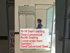 10-14 日 リードタイム ステンレス鋼/ガルバनाइズド鋼から作られた商用ブースの座席