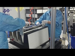 ガルバネイド鋼筋フレーム V 銀行 HEPAフィルター 0.3um HEPA プレートエアフィルター H13 高い塵容量