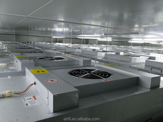 99.99% H14 HEPA サイズ 産業用クリーンルーム用空気過濾システム用 FFUファンフィルターユニット 575*575*320 mm