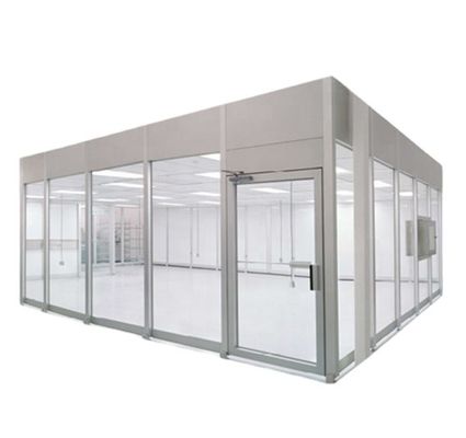 ISO 5 H14/H13 ヘパフィルターと正圧/負圧制御システムを持つモジュール式クリーンルーム