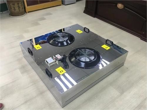 ISO 9001 ラミナールフローフィルター扇風機ユニット FFU,低騒音H14 FFU HEPAフィルターグループ制御システム