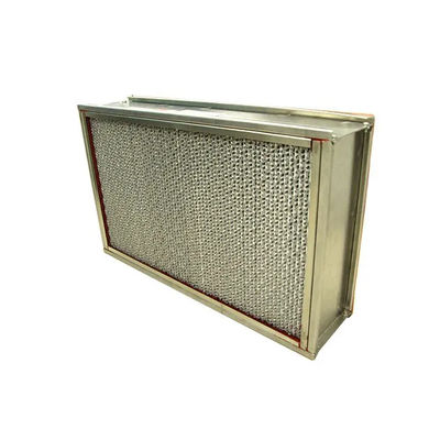 250°C 工業用HEPAフィルター ステンレス鋼 高温耐性 H13 H14
