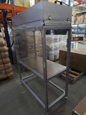 クリーンベンチ 投光照明 ラミネラル空気の流れ クラス100 清潔さ 1000~1200m3/h 空気の体積