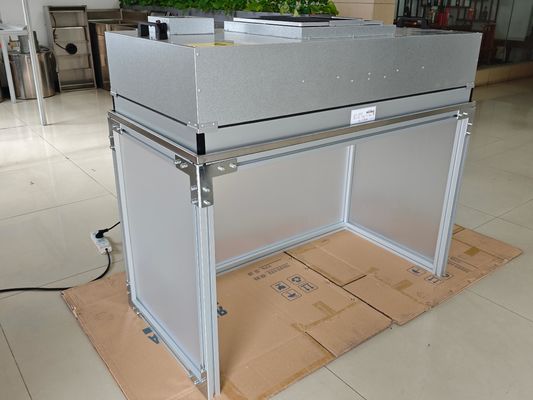 1200*600*740MM テーブルサイズ 99.99% フィルター効率とアクリル/アルミニウム素材のラミナールフローフード