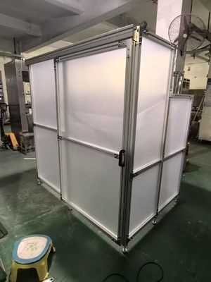 陽圧クリーンルームブース 短納期設置 透明エンクロージャー