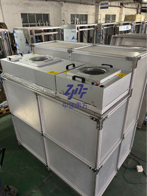 カスタマイズ可能な空間のための柔軟なモジュール性と透明エンクロージャーのクリーンルームブース